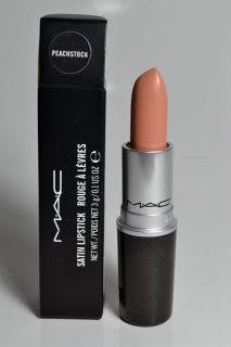 MAC SATIN RARE Lipstick PEACHSTOCK LIMITED EDITION WITH BOX Authentic 