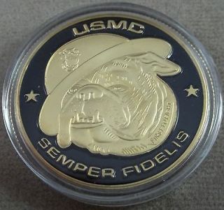 US Marine Corps Devil Dogs Semper Fidelis Challenge Coin