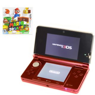 Nintendo 3DS Super Mario 3D Land Flame Red Handheld System (NTSC)