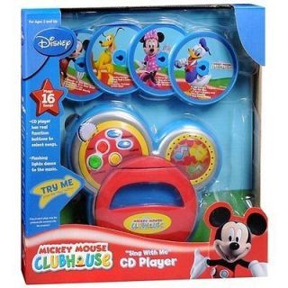 Disney MICKEY MOUSE CLUBHOUSE Sing Along With Me CD PLAYER