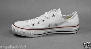 CONVERSE Sizes All Star OX Low Top Optical White Women M7652 Sneakers 