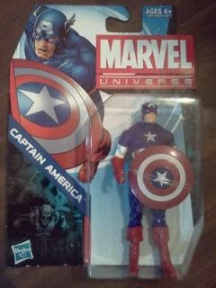 AWESOME MARVEL UNIVERSE 4.5 ACTION FIGURE CAPTAIN AMERICA W/ SHIELD 