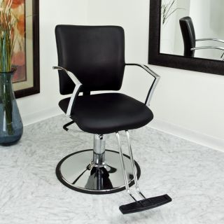   Barber Chair Styling Salon Beauty Hair Spa Salon Modern Black