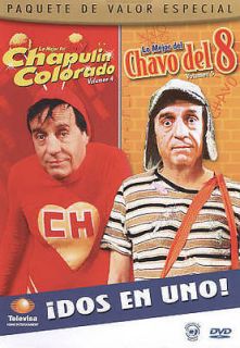 EL CHAVO DEL 8, VOL. 6/EL CHAPULIN COLORADO, VOL. 3   NEW DVD