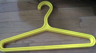 Yellow plastic wetsuit hanger dive / scuba gear Used