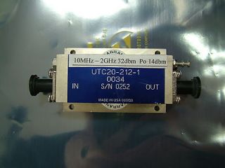RF POWER AMPLIFIER 10MHz to 2GHz Gain 32dbm Po14dbm 15v HF 