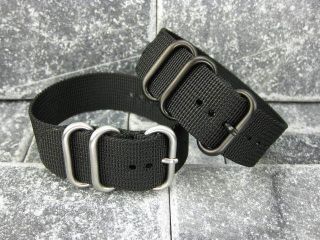   Nylon Diver Strap 3 Rings Watch Band Military fit ZULU Maratac 18