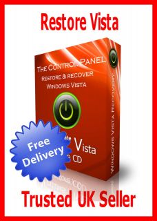 Windows Vista Home Premium Ed 32 Bit, Reinstall Disc, Restore,Repair 