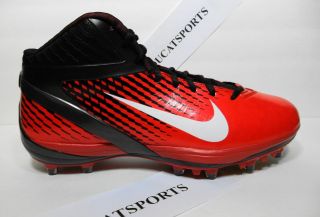 New Mens Nike Air Zoom Alpha Talon TD Football Cleats Black & Red