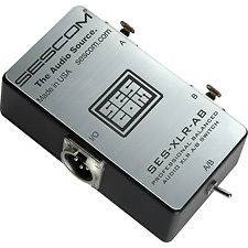 Sescom SES XLR AB Balanced Audio Pro Grade XLR A/B Passive Switch
