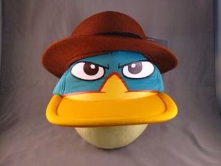 ORIGINAL AUTHENTIC DISNEY PHINEAS & FERB PERRY THE PLATYPUS HAT 