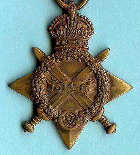 WW1 Medal 1915 1915 Star (45mm x 62mm) NO TAX 