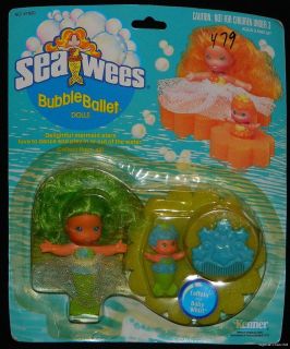   & Baby Whirl NEW Vintage Bubble Ballet Mermaid Doll Kenner 1984