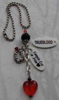 True Blood Vampire Eric is Mine Rearview Mirror Charm