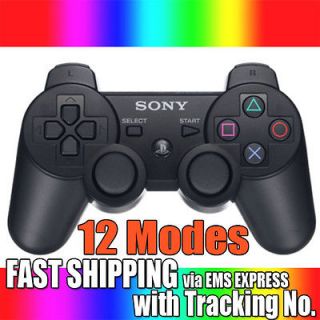 Black 12 Mode Rapid Fire Modded Controller Stealth MW2 MW3 For Sony 