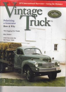 Vintage Truck, Vol 11, #2, Nash Trucks, Mini Moke 74IH