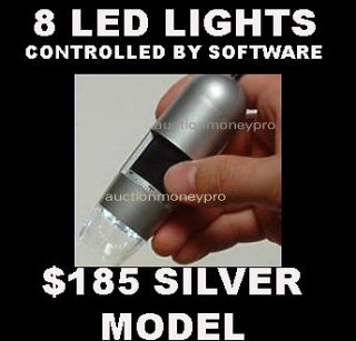   Silver AM3011 200X USB Digital Jewelry Gem Handheld Microscope Camera