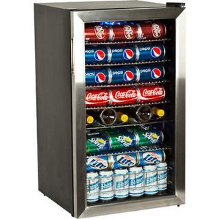   Door Refrigerator Beverage Cooler, Compact Soda & Wine Mini Fridge