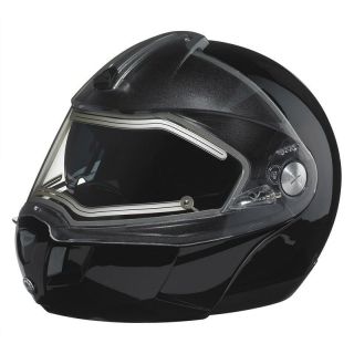 New Skidoo BRP Black Modular 2 Helmet with heated visor