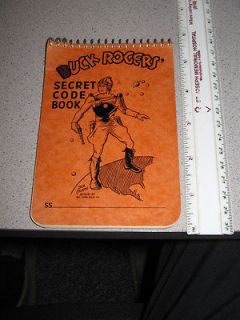   1937 Secret Code Book space rocket gun decoder premium booklet comic