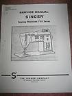 Singer Sewing Machine Service Manual Classes750 756 758 Repair Golden 