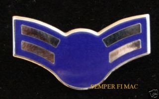 AIRMAN OLD E3 US AIR FORCE RANK HAT PIN INSIGNIA USAF AFB WOW