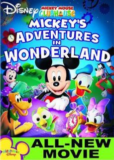 Mickey Mouse Clubhouse Mickeys Adventures in Wonderland, New DVD 