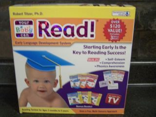 New, Your Baby Can Read Complete Box Set, DVDs 1,2 & 3,  Word Cards 