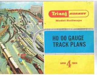   Model Railway HO/OO Guage Track Plans Booklet Guide Super 4 Track
