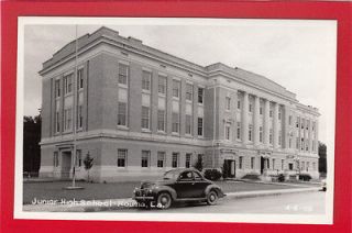 LA08 Junior High School Houma Louisiana Vintage Real Photo Postcard 