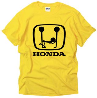 Honda Funny Logo Motor Bike Humor Design cool car t shirt