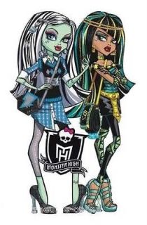 Monster High FRANKIE STEIN and CLEO DE NILE Huge WALL STICKER 95x56cm