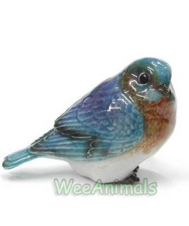   Rose Little Critterz BlueBird Bird Miniature Figurine Wee Animal R363