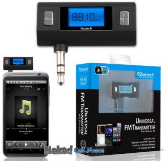   5mm FM CAR RADIO WIRELESS MUSIC TRANSMITTER FOR CELL PHONE iPOD