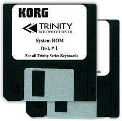 KORG TRINITY FACTORY SYSTEM ROM DISKS SET OS OPERATING SYSTEM