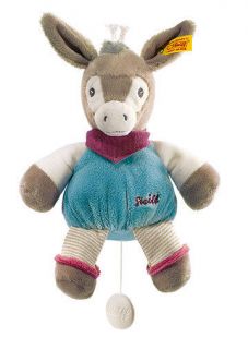 Steiff Baby New Musical Issy Donkey Made In Germany