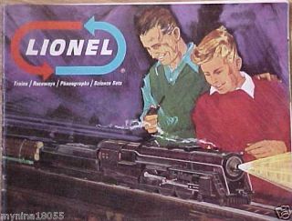1966 Lionel Trains Raceways Phonograph Catalog Booklet