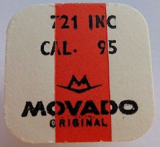 Movado Chronograph Watch Movement 95 Part 721 incabloc, sealed