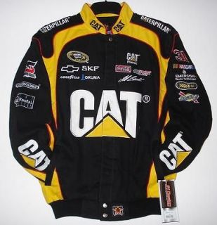   4XL NASCAR Jeff Burton Cat Caterpilar Cotton EMBROIDERED Jacket XXXXL