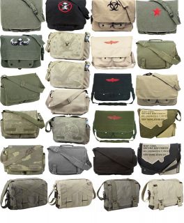 Vintage Military Classic Shoulder & Tote Messenger Bags