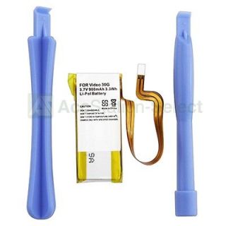 900mAh Li ion REPLACEMENT BATTERY+OPENING TOOLS FOR Apple IPOD VIDEO 
