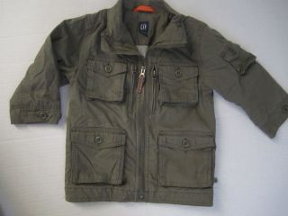 Baby Gap Boys Military Green size 3 3T Jacket Coat