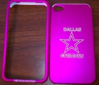 iPhone 4 / 4s DALLAS COWBOYS HOT PINK Cell Phone Case Faceplate