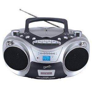   Portable MP3/CD/Cassette/Tape/Radio Player USB/MP3 Player Inputs