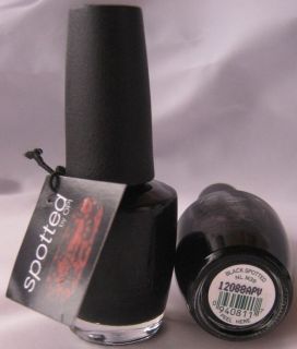 OPI Nail Polish BLACK SPOTTED   VHTF   French Exclusive