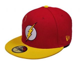 NEW ERA 59FIFTY FLASH OFFICIAL MATERALIZE RED YELLOW CUSTOM FITTED HAT