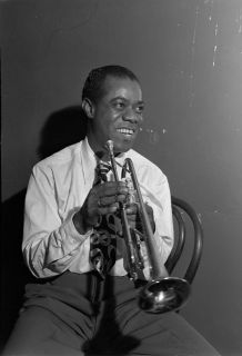   , Photo 19x13, LEGEND JAZZ MUSICIAN, trumpeter from NEW ORLEANS