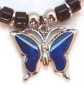 New Mood Color Change Butterfly Pendant Necklace Gift Boxed