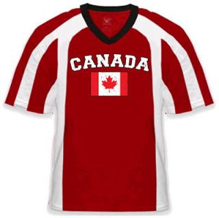 CANADA Soccer T shirt Flag Football Country Jersey Tee