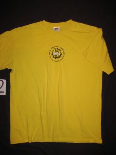   RIDE FOR THE ROSES tshirt (Large) Lance Armstrong Yellow Cycling